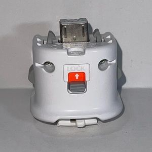 Nintendo Wii Motion Plus Adapter OEM Motion Plus Official White RVL-026 Works!